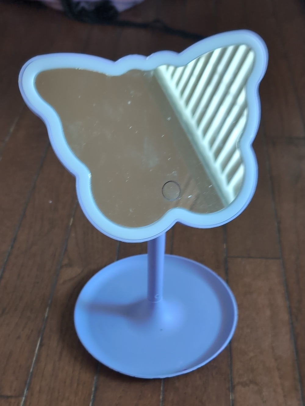 Amazon Purple Butterfly-Shaped Vanity Mirror